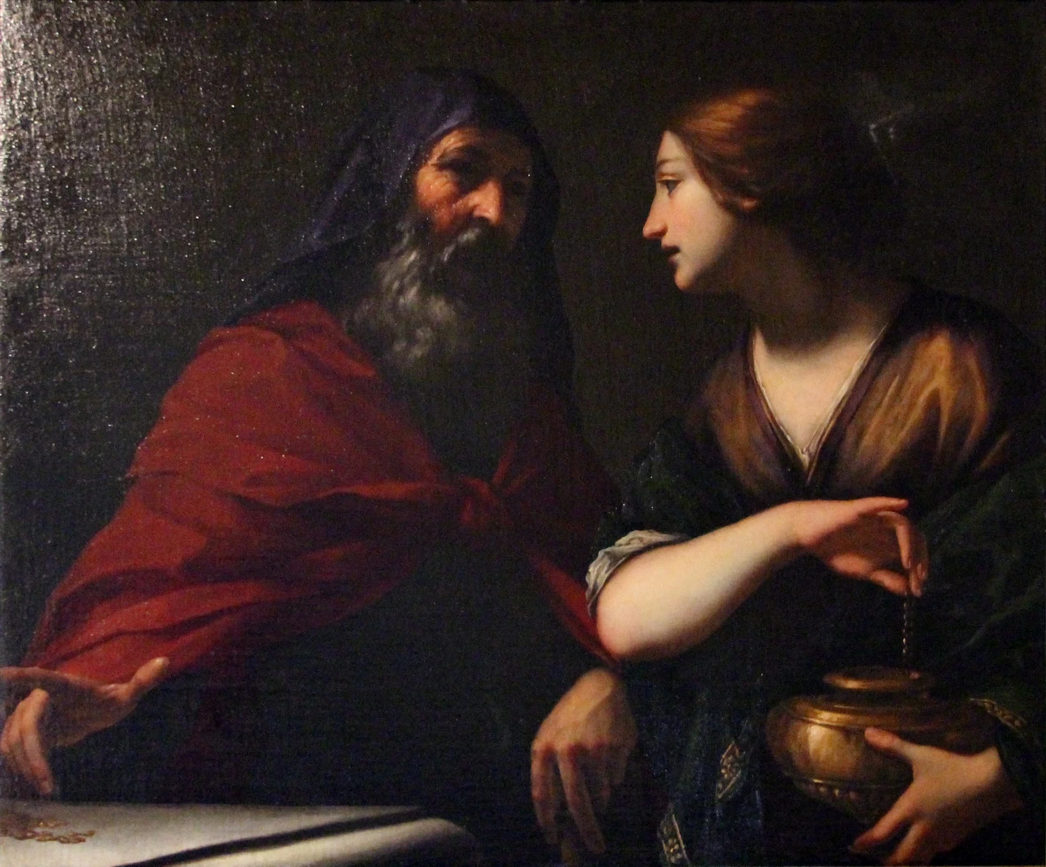 Scena allegorica con eroina - Villa medicea di Cerreto Guidi